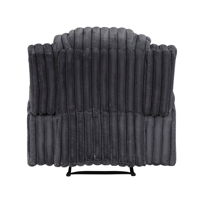 OakvillePark  Lumora Corduroy Manual Recliner with Cup Holders