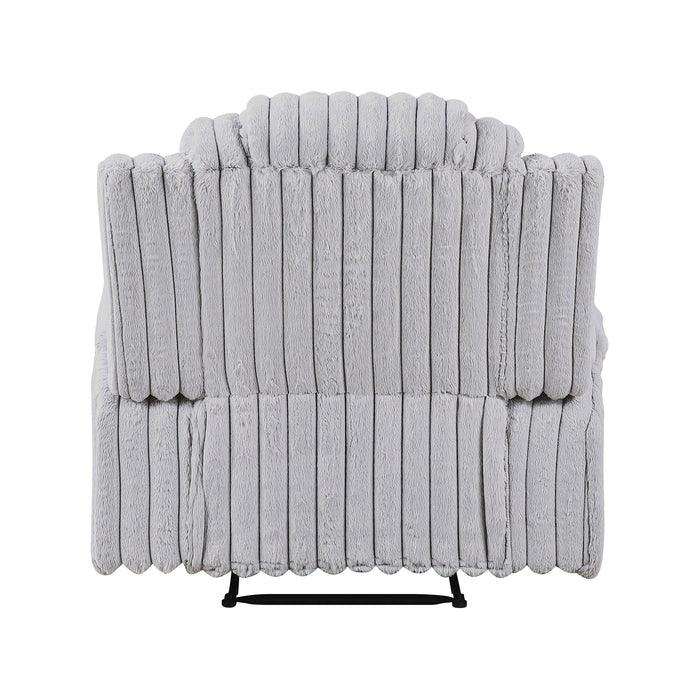 OakvillePark  Lumora Corduroy Manual Recliner with Cup Holders