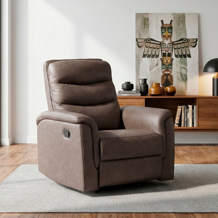 OakvillePark  Solstice Microfiber Manual Recliner