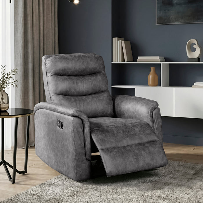 OakvillePark  Solstice Microfiber Manual Recliner