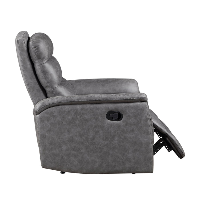 OakvillePark  Solstice Microfiber Manual Recliner