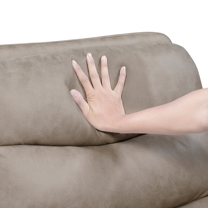 OakvillePark  Solstice Microfiber Manual Recliner