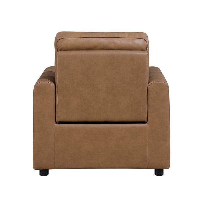OakvillePark Ardena Faux Leather Power Recliner with Rounded Track Arms
