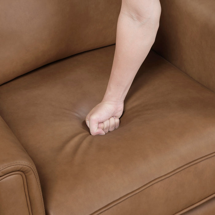 OakvillePark Ardena Faux Leather Power Recliner with Rounded Track Arms