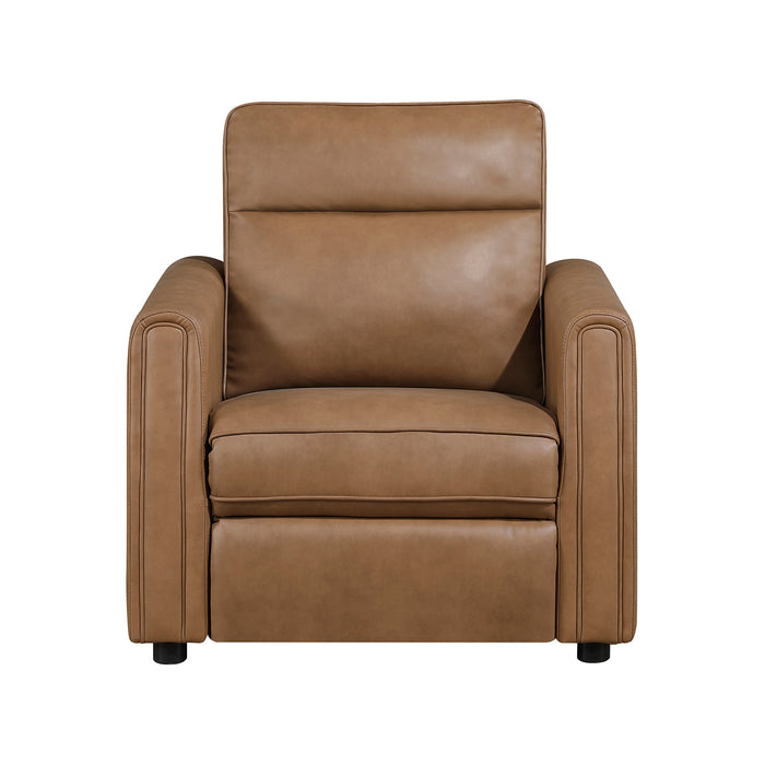 OakvillePark Ardena Faux Leather Power Recliner with Rounded Track Arms