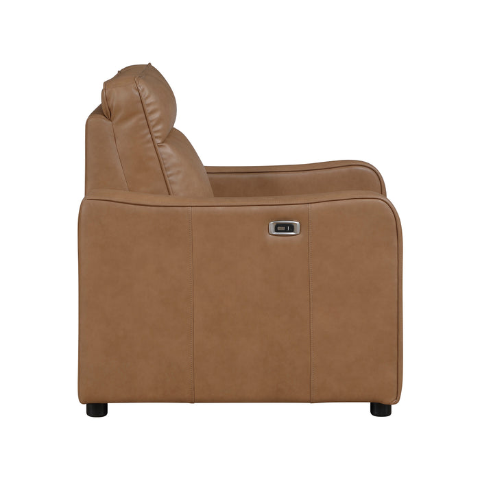 OakvillePark Ardena Faux Leather Power Recliner with Rounded Track Arms