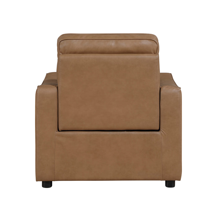 OakvillePark Ardena Faux Leather Power Recliner with Rounded Track Arms
