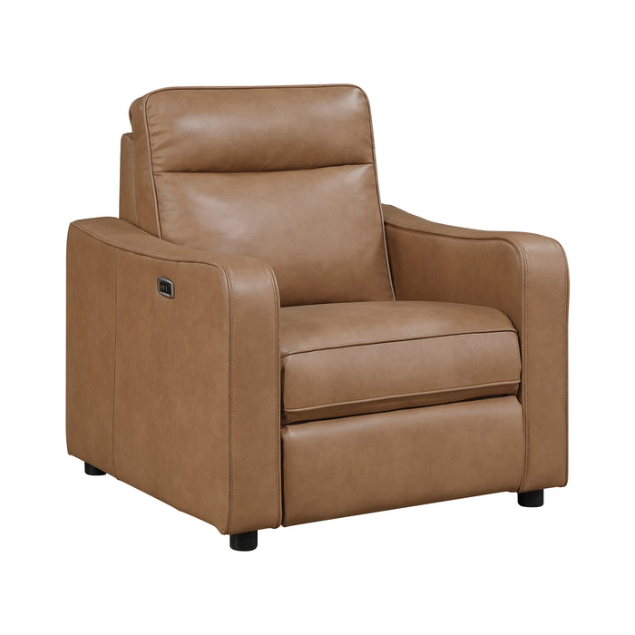 OakvillePark Ardena Faux Leather Power Recliner with Rounded Track Arms