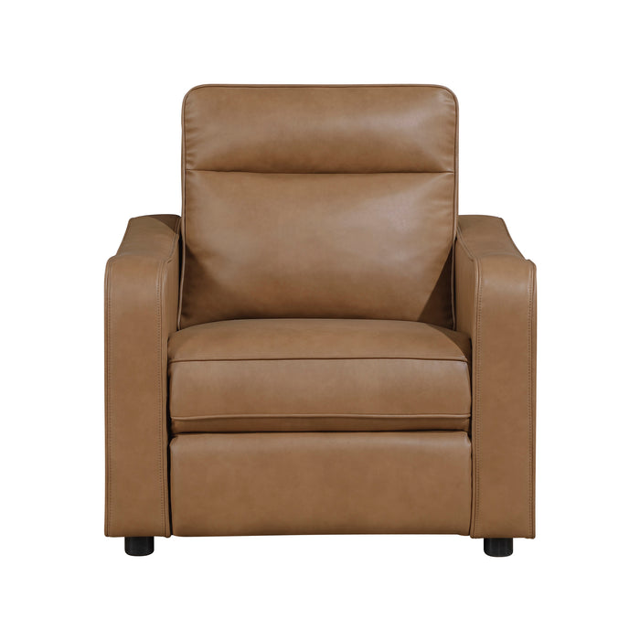 OakvillePark Ardena Faux Leather Power Recliner with Rounded Track Arms