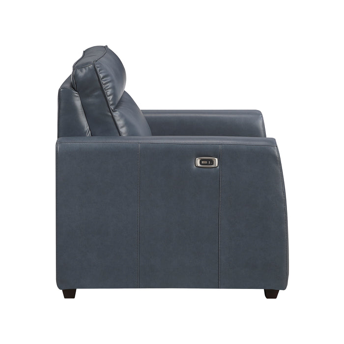 OakvillePark Ardena Faux Leather Power Recliner with Rounded Track Arms