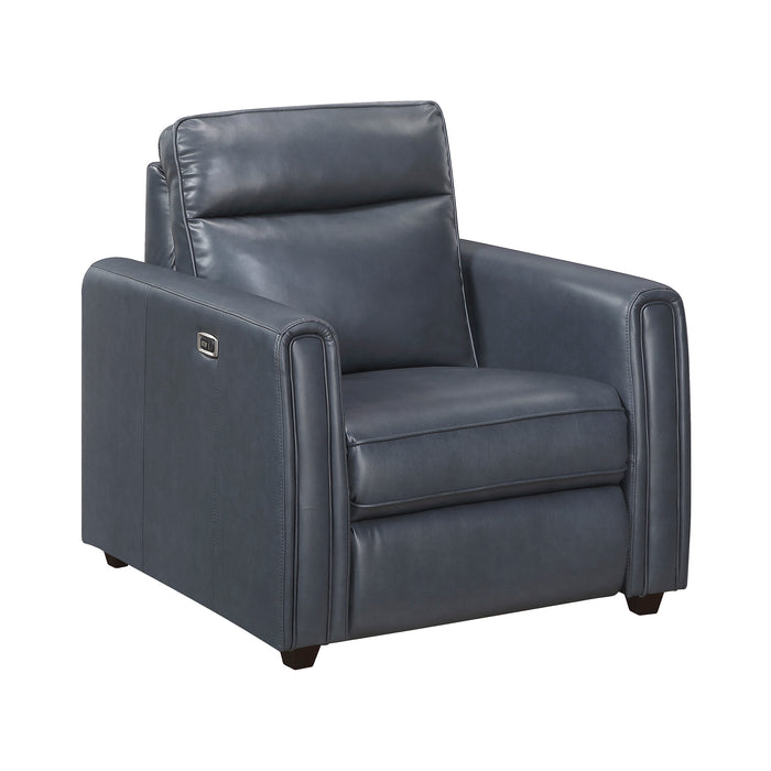 OakvillePark Ardena Faux Leather Power Recliner with Rounded Track Arms