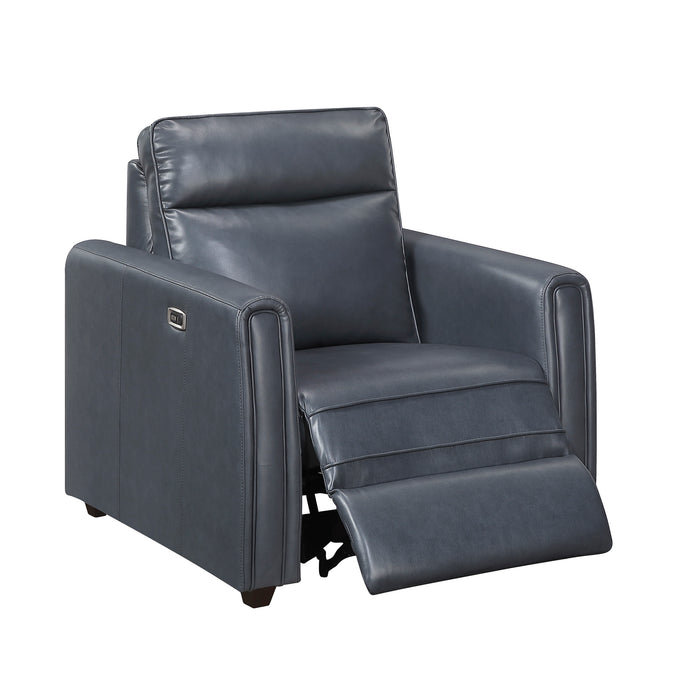 OakvillePark Ardena Faux Leather Power Recliner with Rounded Track Arms