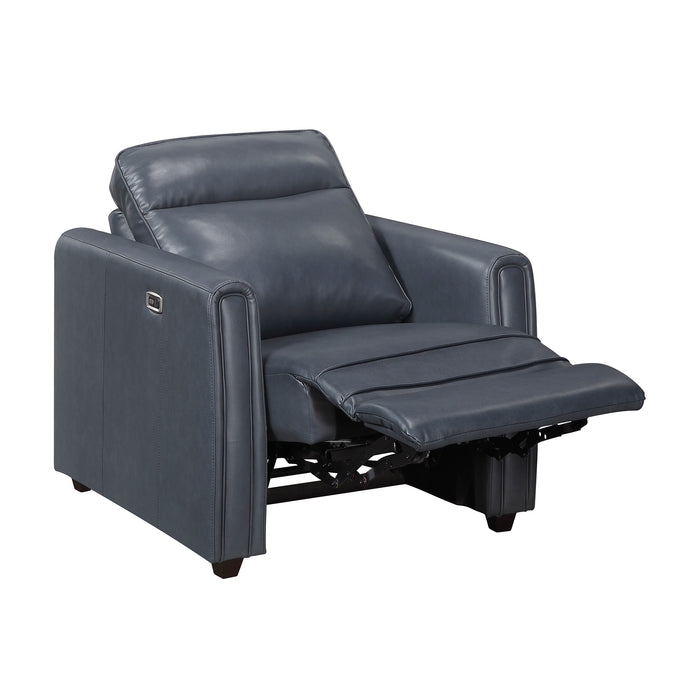 OakvillePark Ardena Faux Leather Power Recliner with Rounded Track Arms