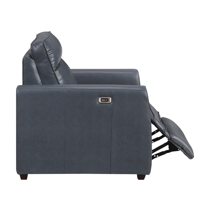 OakvillePark Ardena Faux Leather Power Recliner with Rounded Track Arms
