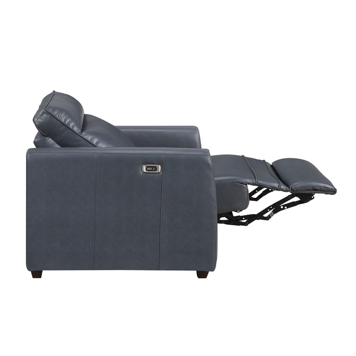OakvillePark Ardena Faux Leather Power Recliner with Rounded Track Arms