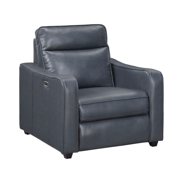 OakvillePark Ardena Faux Leather Power Recliner with Rounded Track Arms
