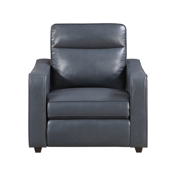OakvillePark Ardena Faux Leather Power Recliner with Rounded Track Arms