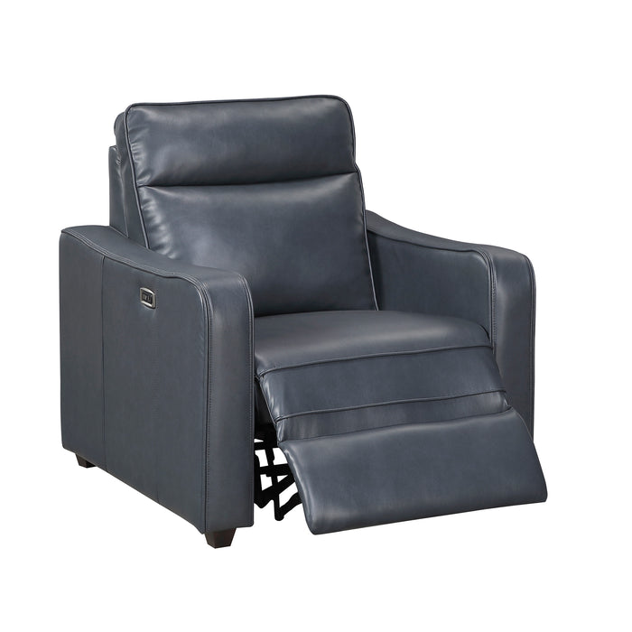 OakvillePark Ardena Faux Leather Power Recliner with Rounded Track Arms