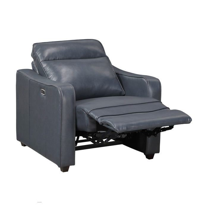 OakvillePark Ardena Faux Leather Power Recliner with Rounded Track Arms