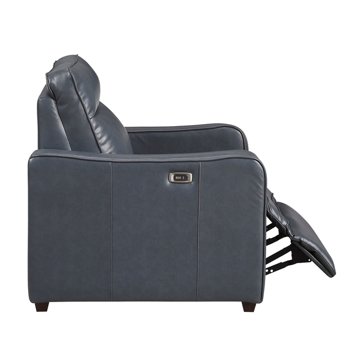 OakvillePark Ardena Faux Leather Power Recliner with Rounded Track Arms