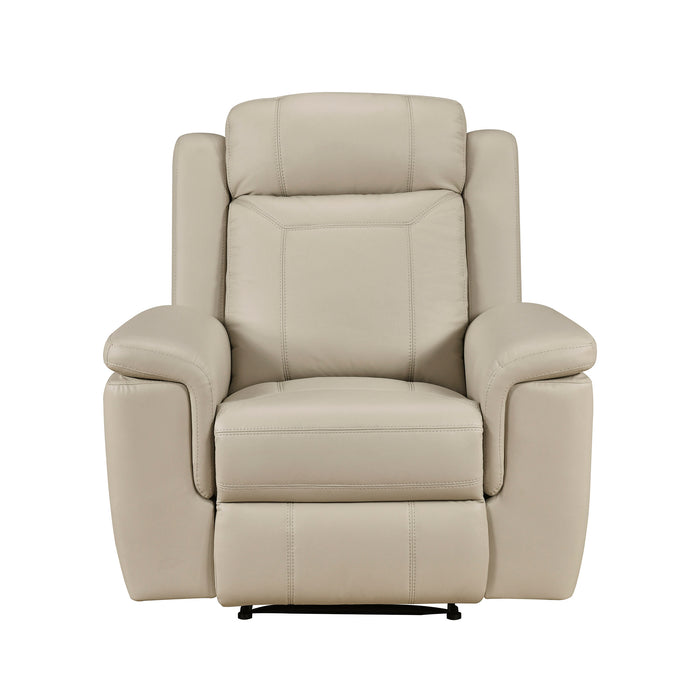 OakvillePark Livaro Leather Manual Recliner