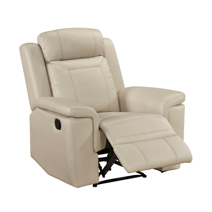 OakvillePark Livaro Leather Manual Recliner