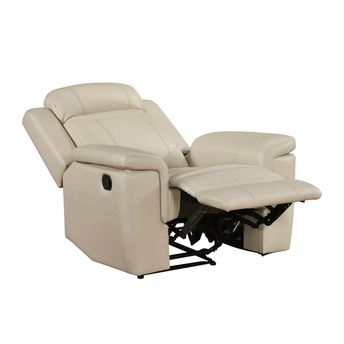 OakvillePark Livaro Leather Manual Recliner