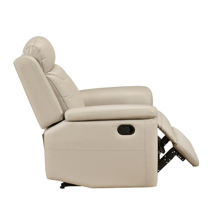 OakvillePark Livaro Leather Manual Recliner