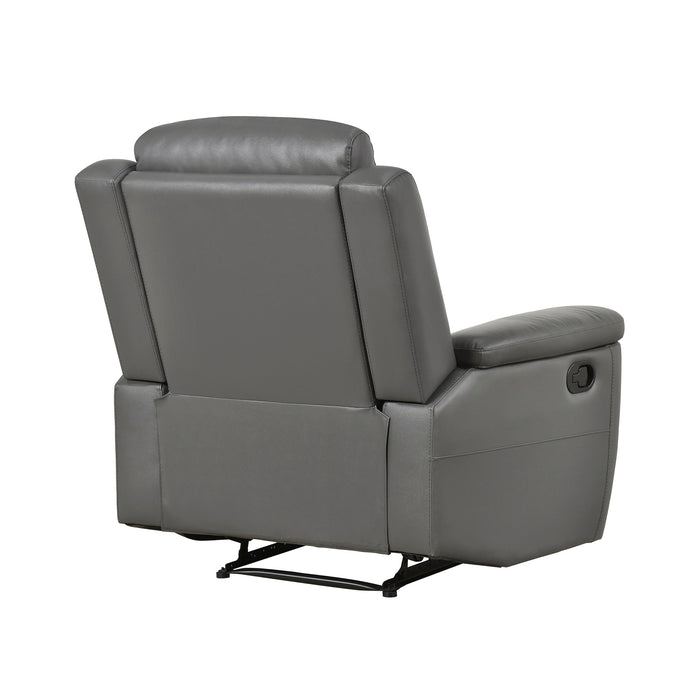 OakvillePark Livaro Leather Manual Recliner