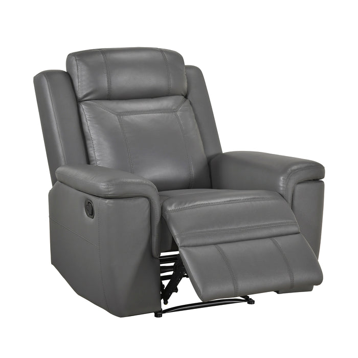 OakvillePark Livaro Leather Manual Recliner