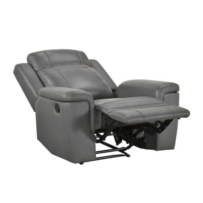 OakvillePark Livaro Leather Manual Recliner
