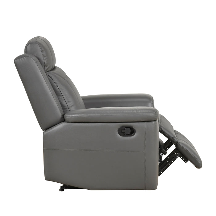 OakvillePark Livaro Leather Manual Recliner