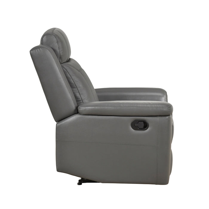 OakvillePark Livaro Leather Manual Recliner