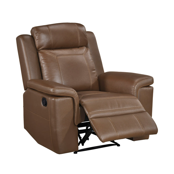 OakvillePark Livaro Leather Manual Recliner
