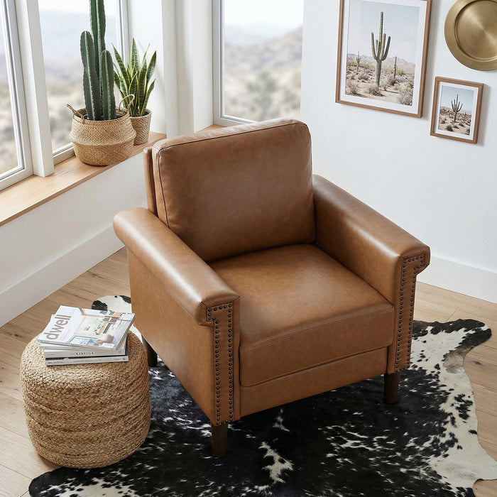 OakvillePark Hartwell Faux Leather Chair