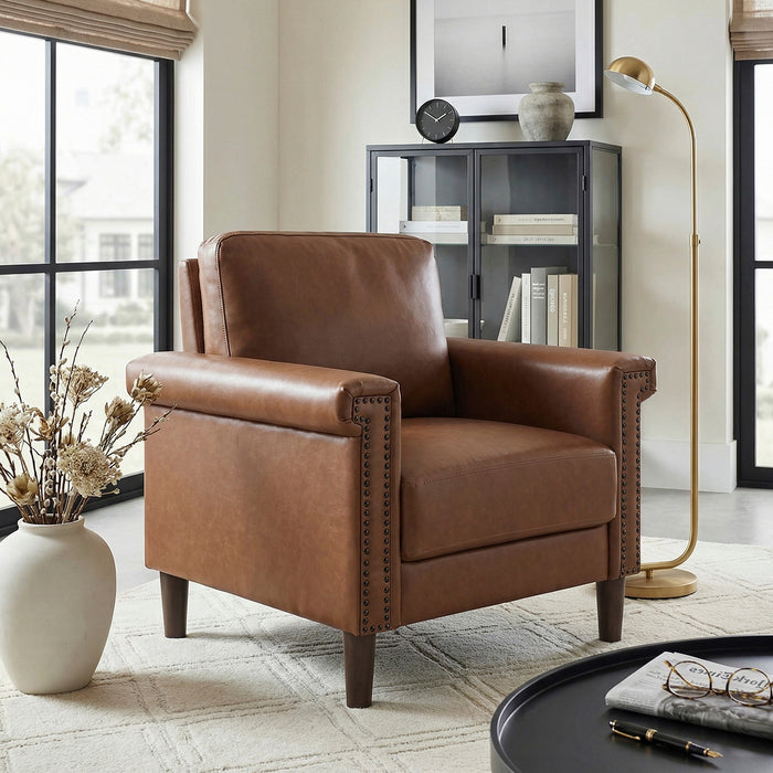 OakvillePark Hartwell Faux Leather Chair