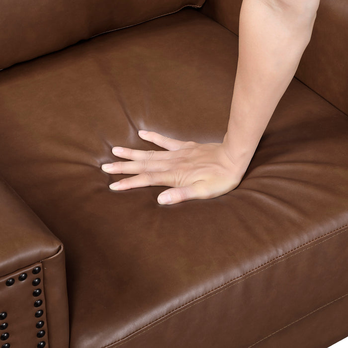 OakvillePark Hartwell Faux Leather Chair