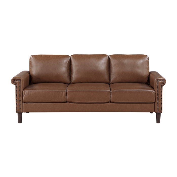 OakvillePark Hartwell Faux Leather Sofa