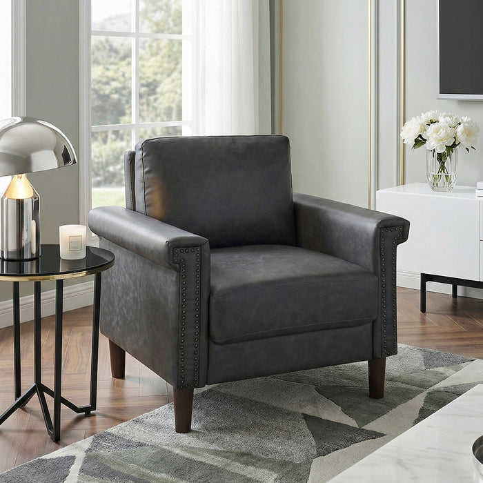 OakvillePark Hartwell Faux Leather Chair