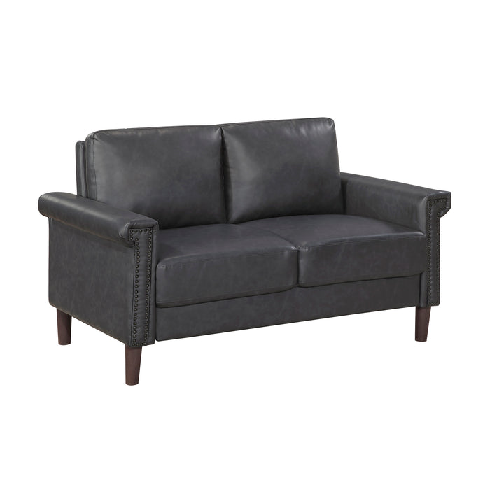 OakvillePark Hartwell Faux Leather Loveseat