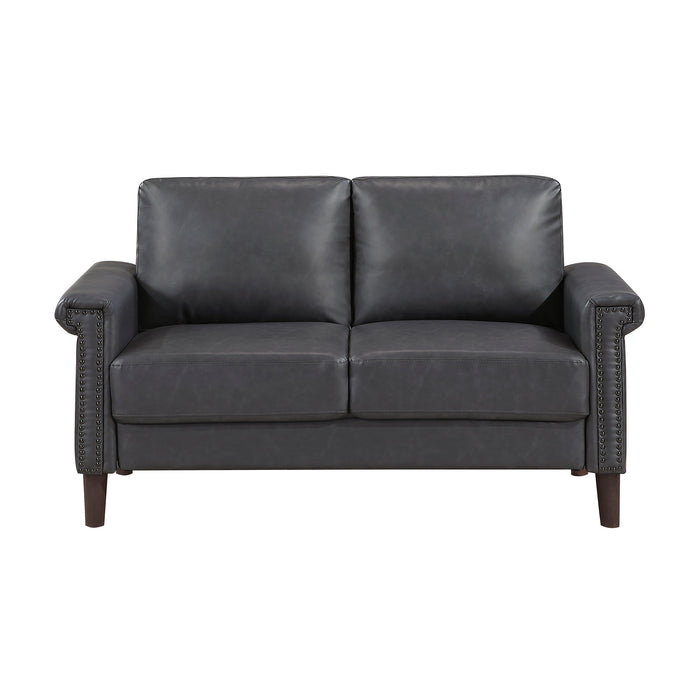 OakvillePark Hartwell Faux Leather Loveseat
