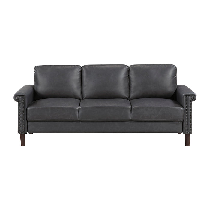 OakvillePark Hartwell Faux Leather Sofa