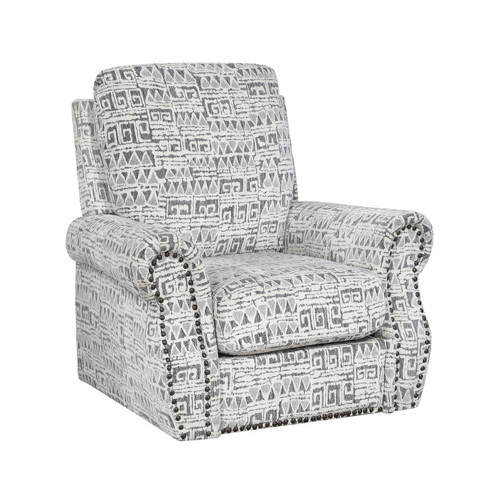 OakvillePark Solvane Jacquard Swivel Chair