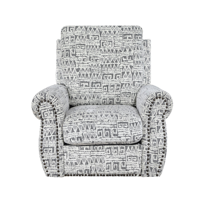 OakvillePark Solvane Jacquard Swivel Chair