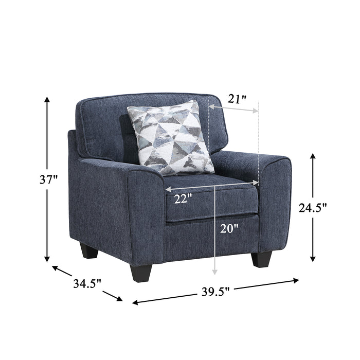 OakvillePark Vintora Chenille Chair