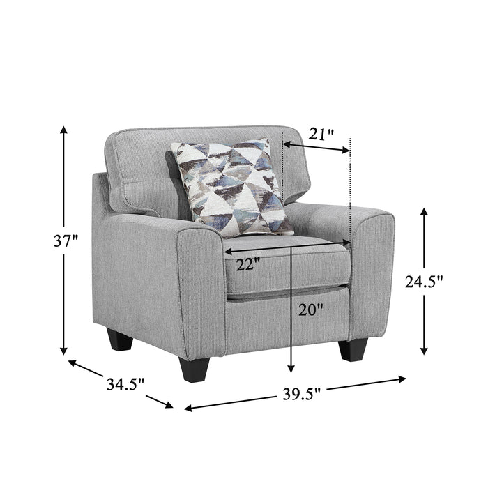 OakvillePark Vintora Chenille Chair