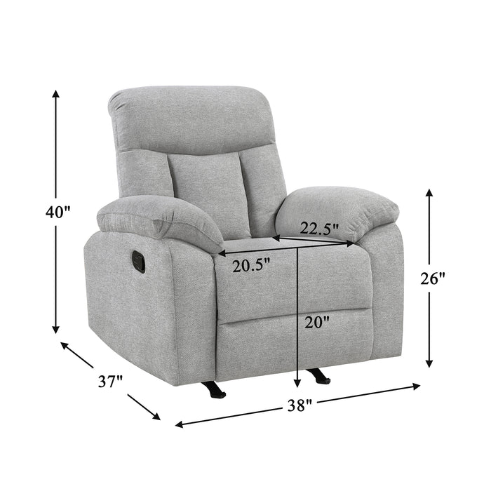 OakvillePark Havenlock Chenille Manual Rocker Recliner