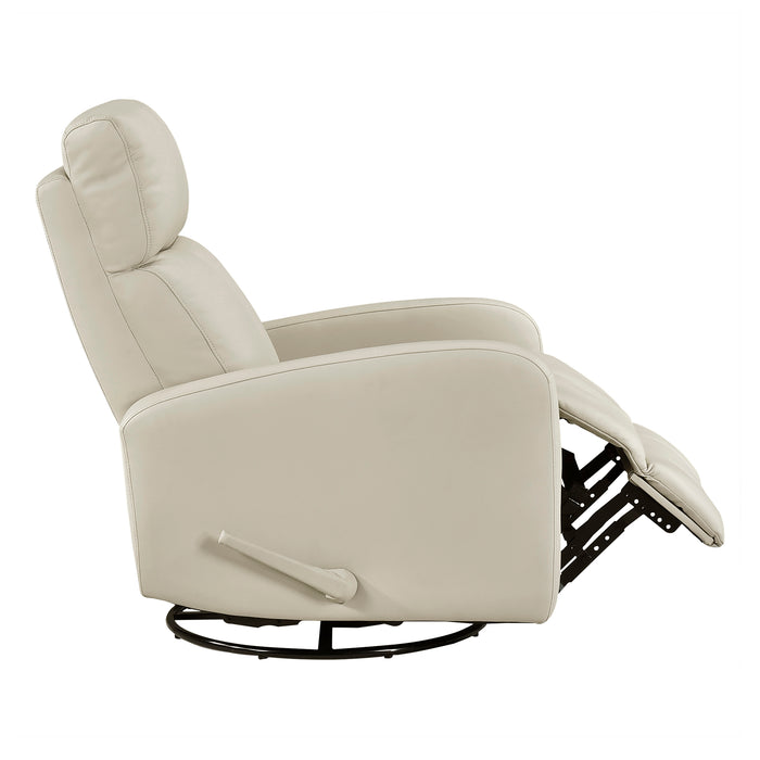 OakvillePark Bramblecrest Leather Swivel Glider Recliner