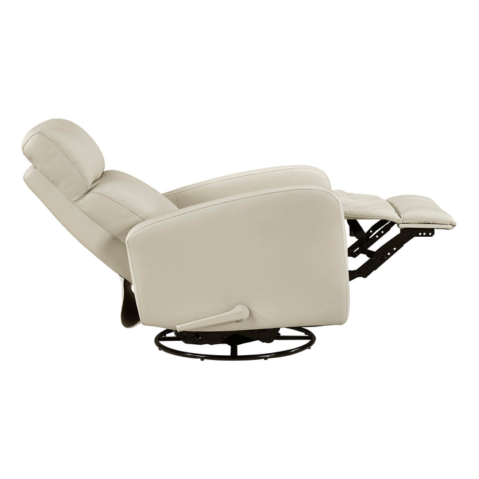 OakvillePark Bramblecrest Leather Swivel Glider Recliner