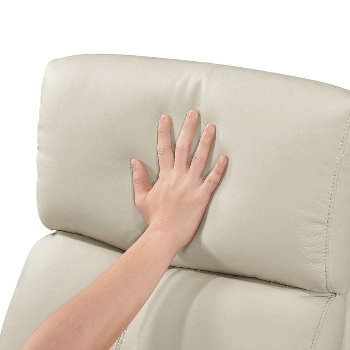OakvillePark Bramblecrest Leather Swivel Glider Recliner